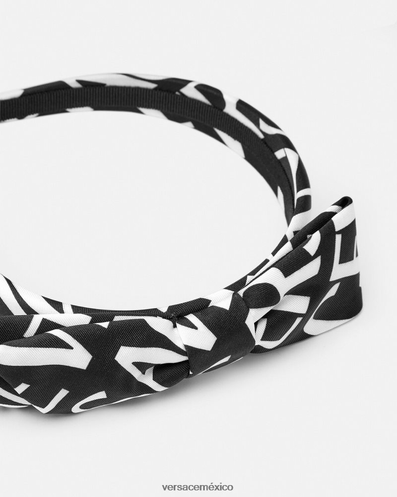 Versace diadema por toda la prenda negro y estampado accesorios niños 84626J2079