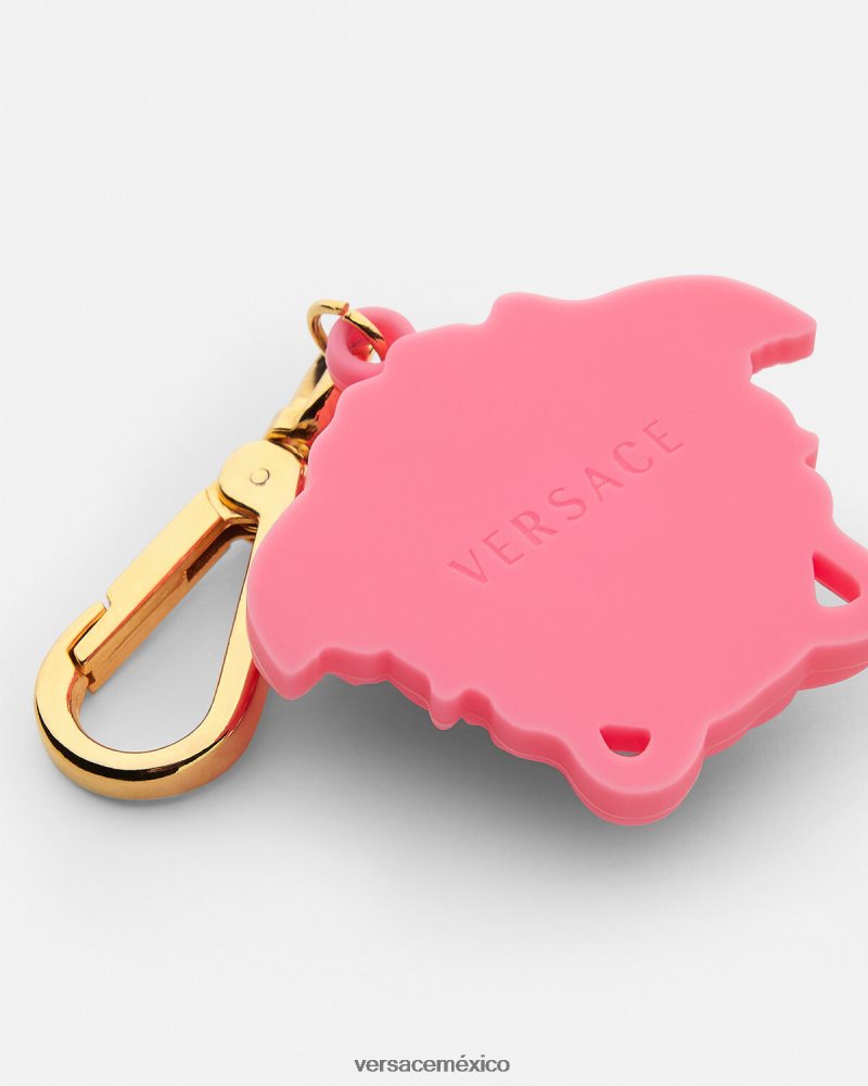 Versace llavero la medusa rosa accesorios niños 84626J2067