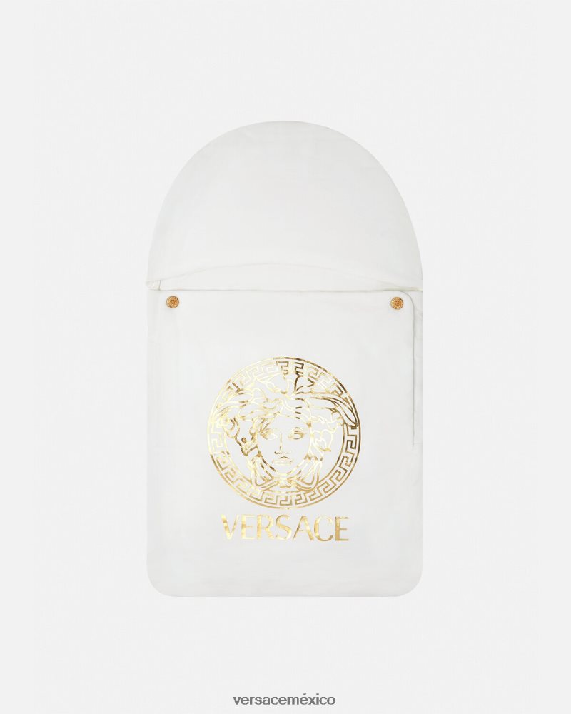 Versace nido de bebé medusa Oro blanco accesorios niños 84626J1846