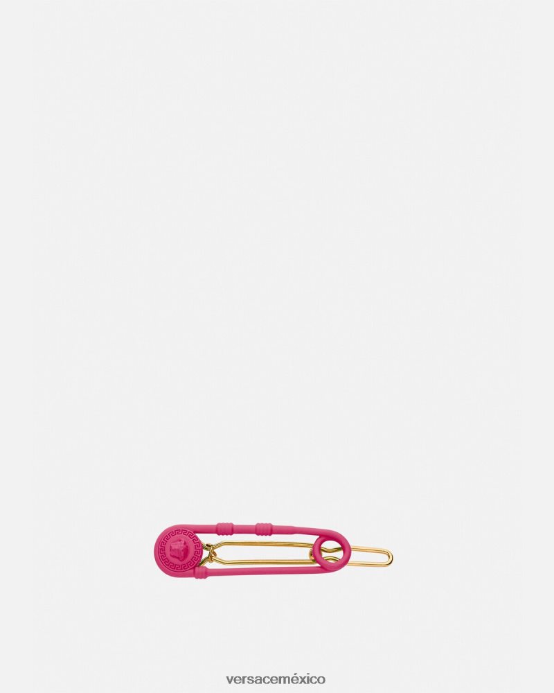 Versace pinza para el cabello con pasador de seguridad oro rosado accesorios niños 84626J2074