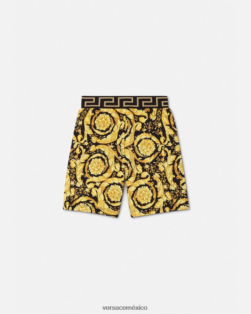 Versace pantalones cortos barrocos imprimir ropa niños 84626J1956