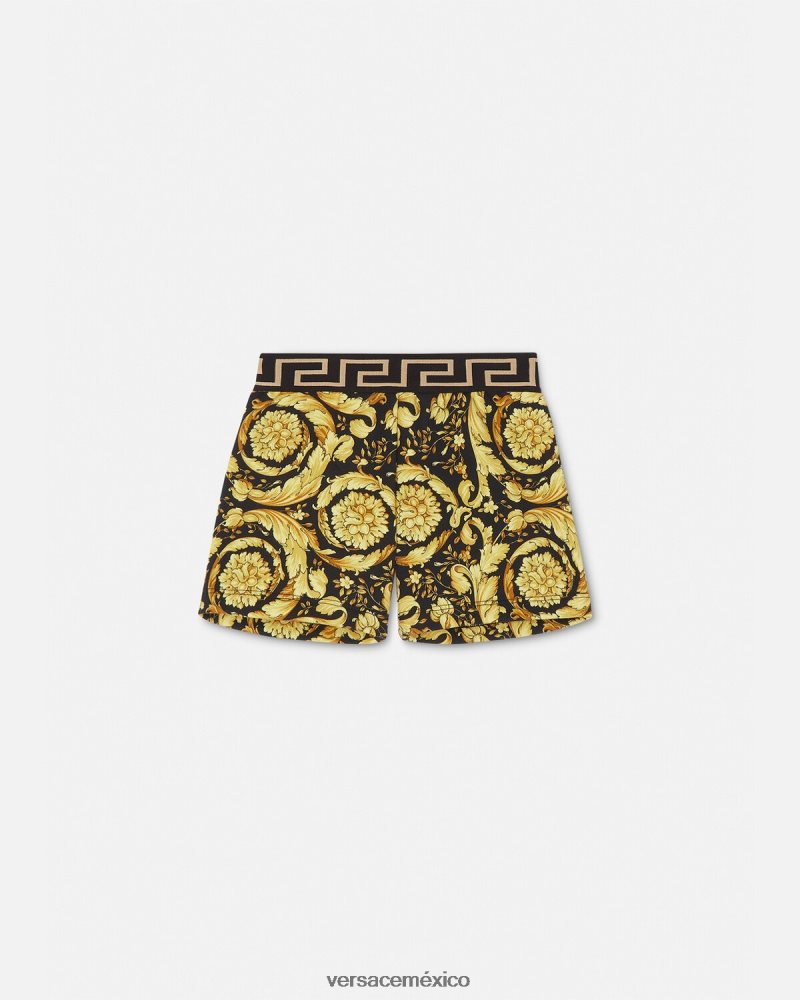 Versace pantalones cortos de bebé barroco imprimir ropa niños 84626J1887