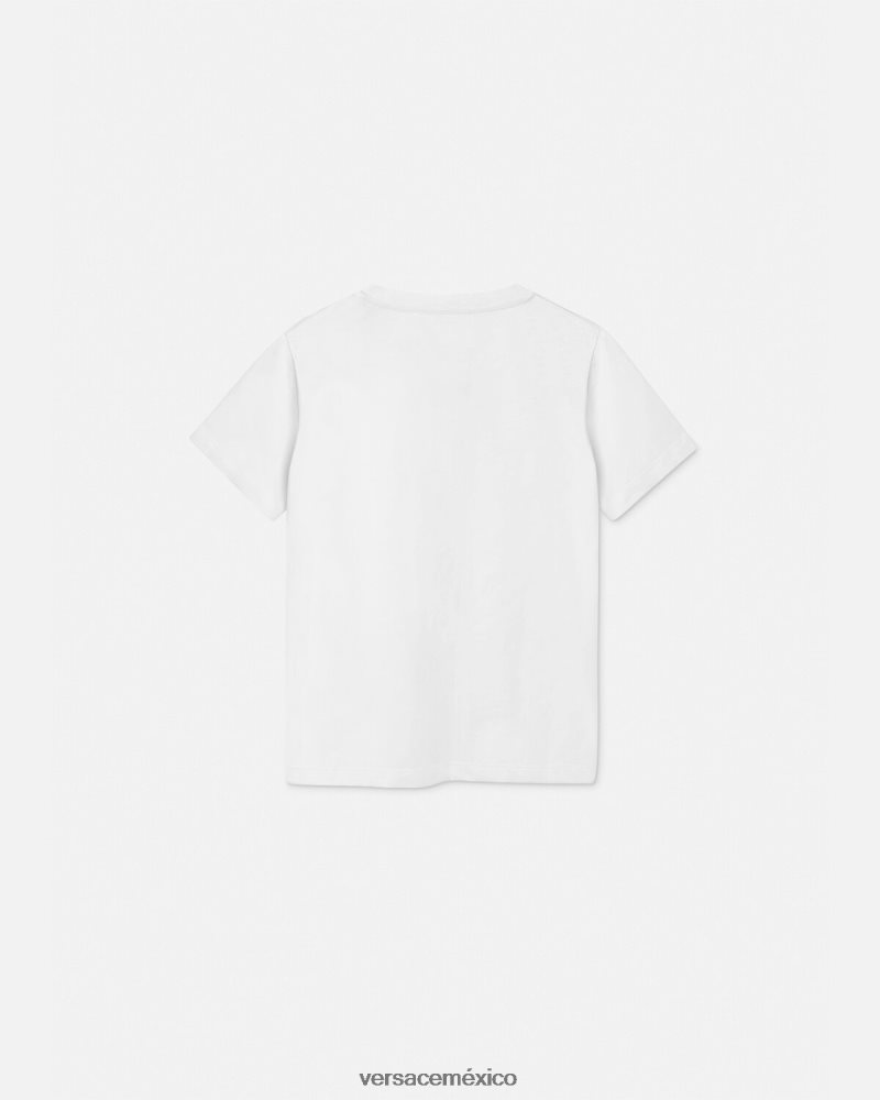Versace camiseta con logo Rosa claro ropa niños 84626J2012