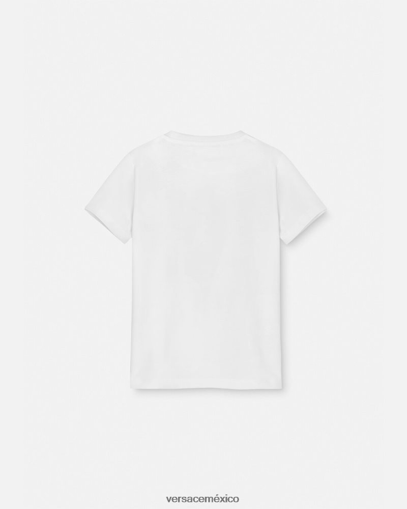 Versace camiseta del conejo del año nuevo lunar azul ropa niños 84626J1991