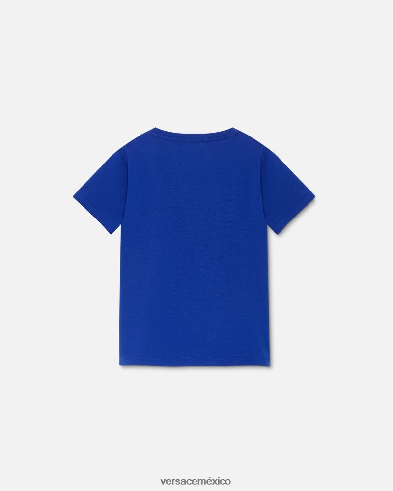 Versace camiseta le maschere azul ropa niños 84626J2121