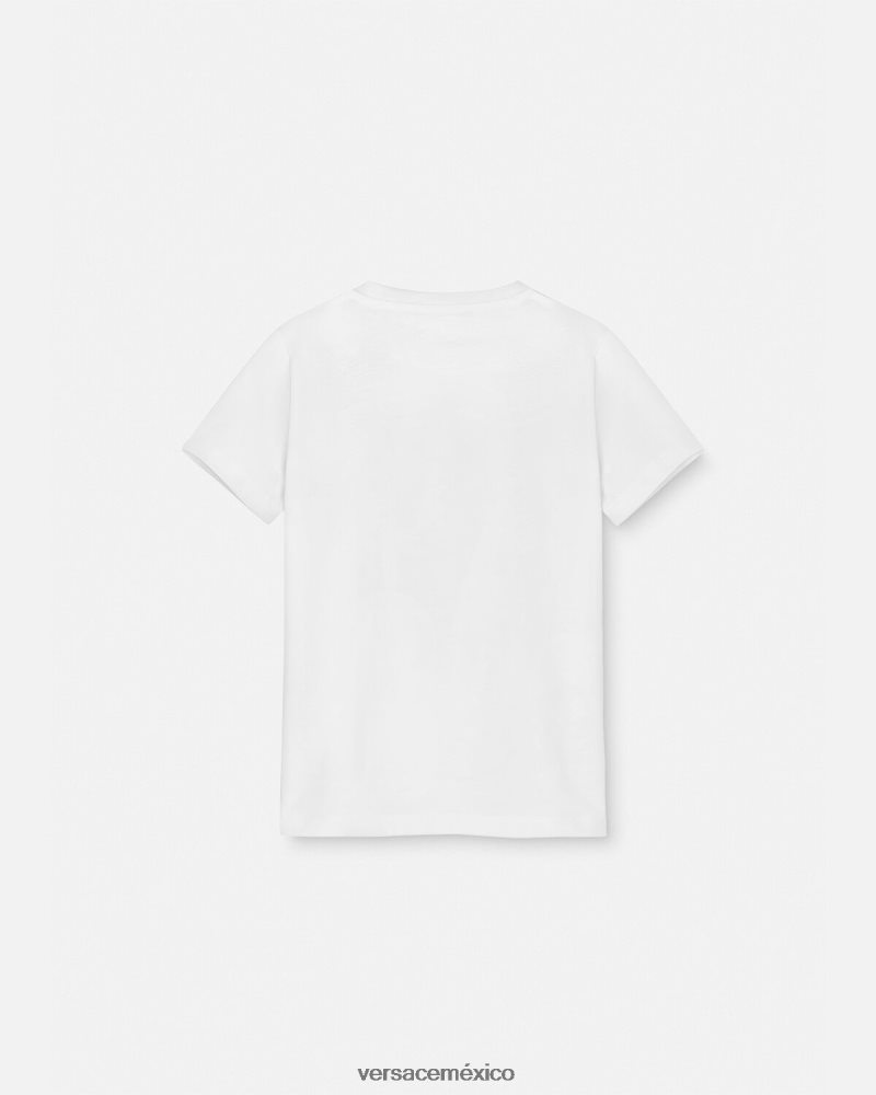 Versace camiseta medusa blanco negro ropa niños 84626J1966