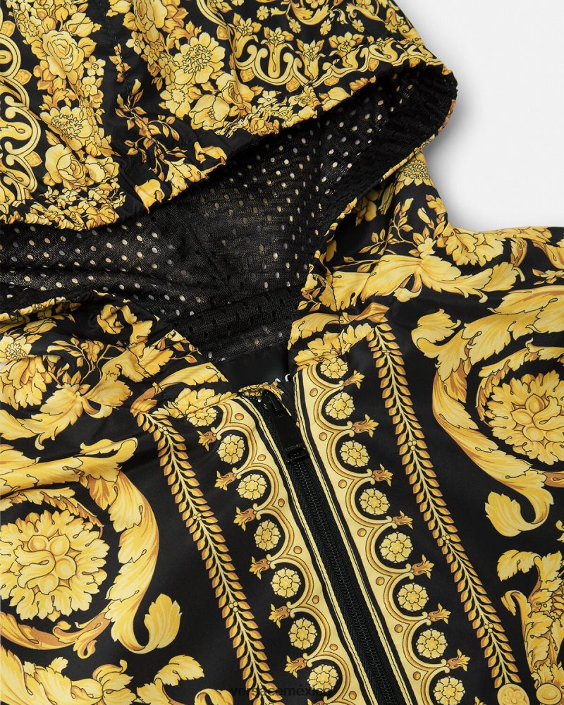 Versace chaqueta cortavientos barroco imprimir ropa niños 84626J1983