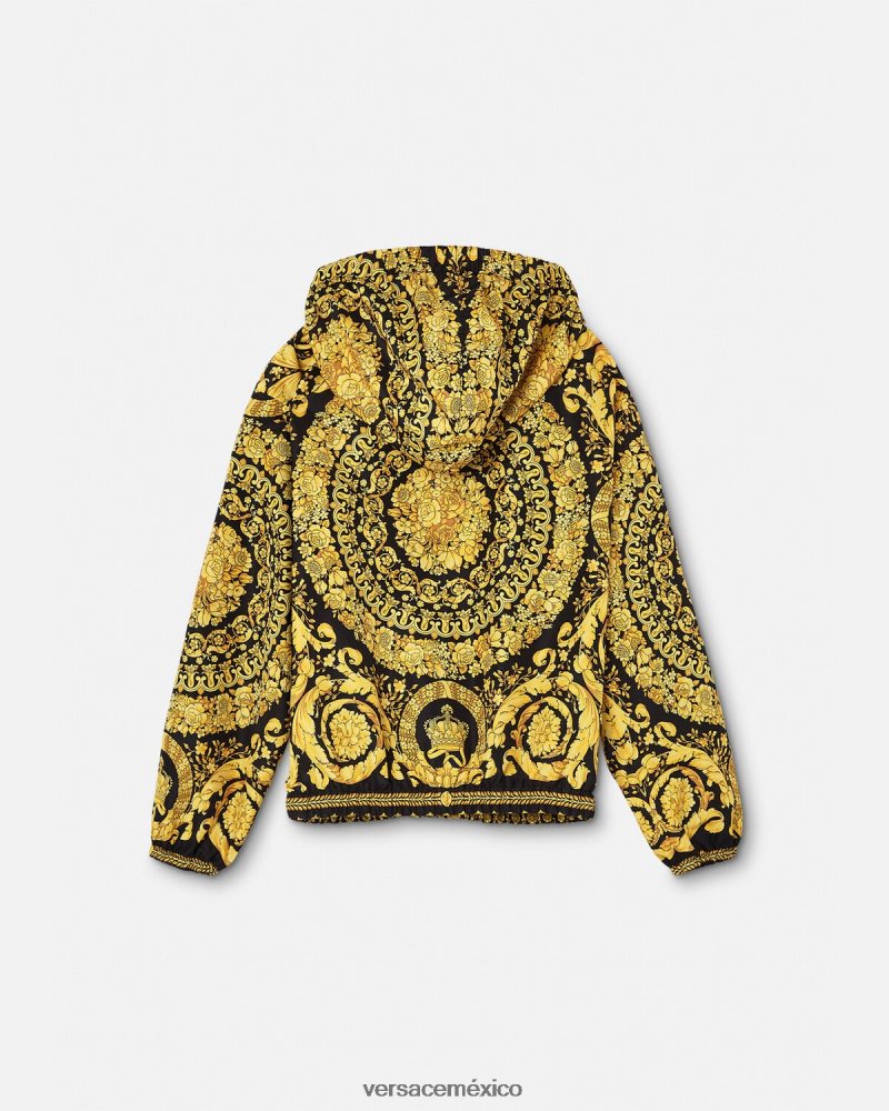 Versace chaqueta cortavientos barroco imprimir ropa niños 84626J1983