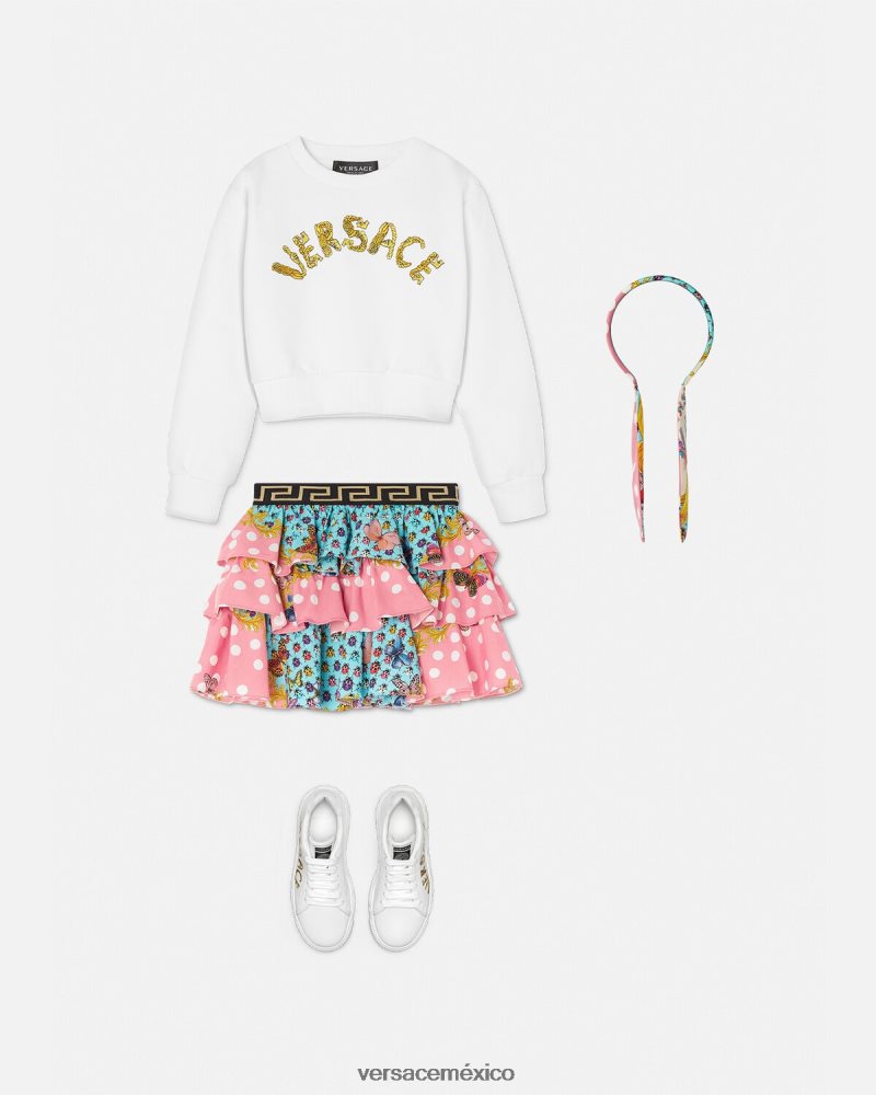 Versace falda mariposas imprimir ropa niños 84626J1939