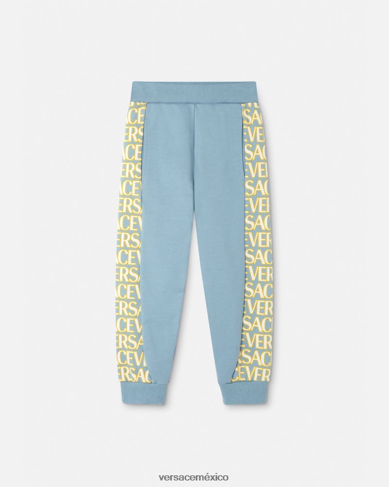 Versace pantalones de chándal azul claro ropa niños 84626J2089