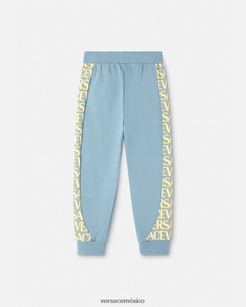 Versace pantalones de chándal azul claro ropa niños 84626J2089
