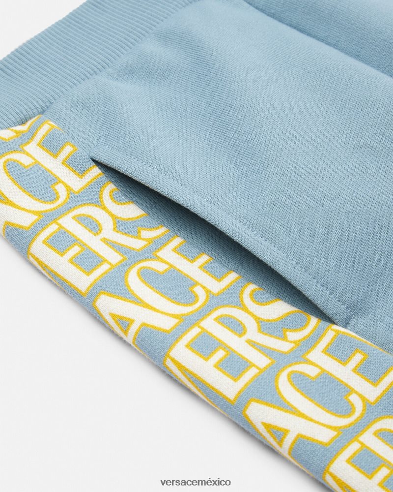 Versace pantalones de chándal azul claro ropa niños 84626J2089