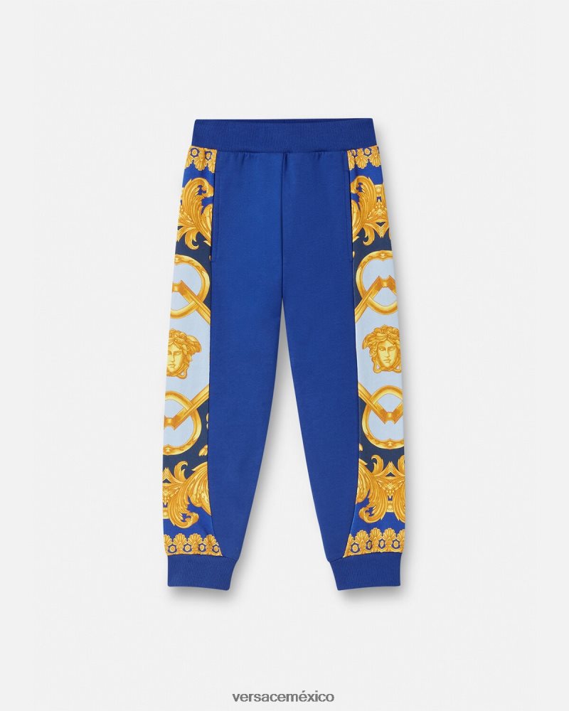 Versace pantalones de chándal barroco 660 Plano ropa niños 84626J2110