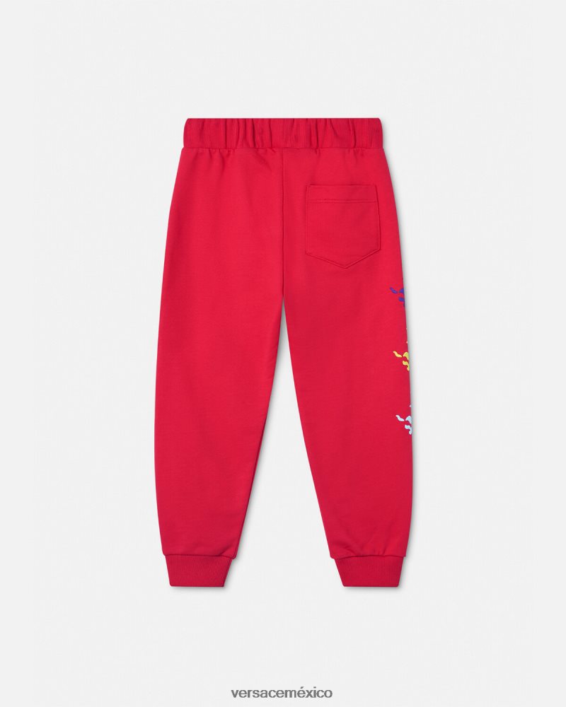 Versace pantalones deportivos con gafas de sol de medusa rojo ropa niños 84626J2138