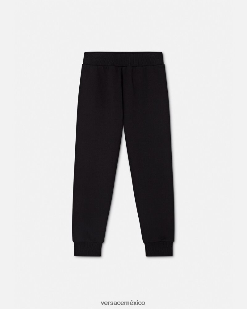 Versace pantalones deportivos con medusa negro ropa niños 84626J1967