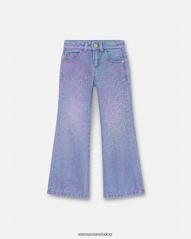 Versace vaqueros por toda la prenda imprimir ropa niños 84626J1979
