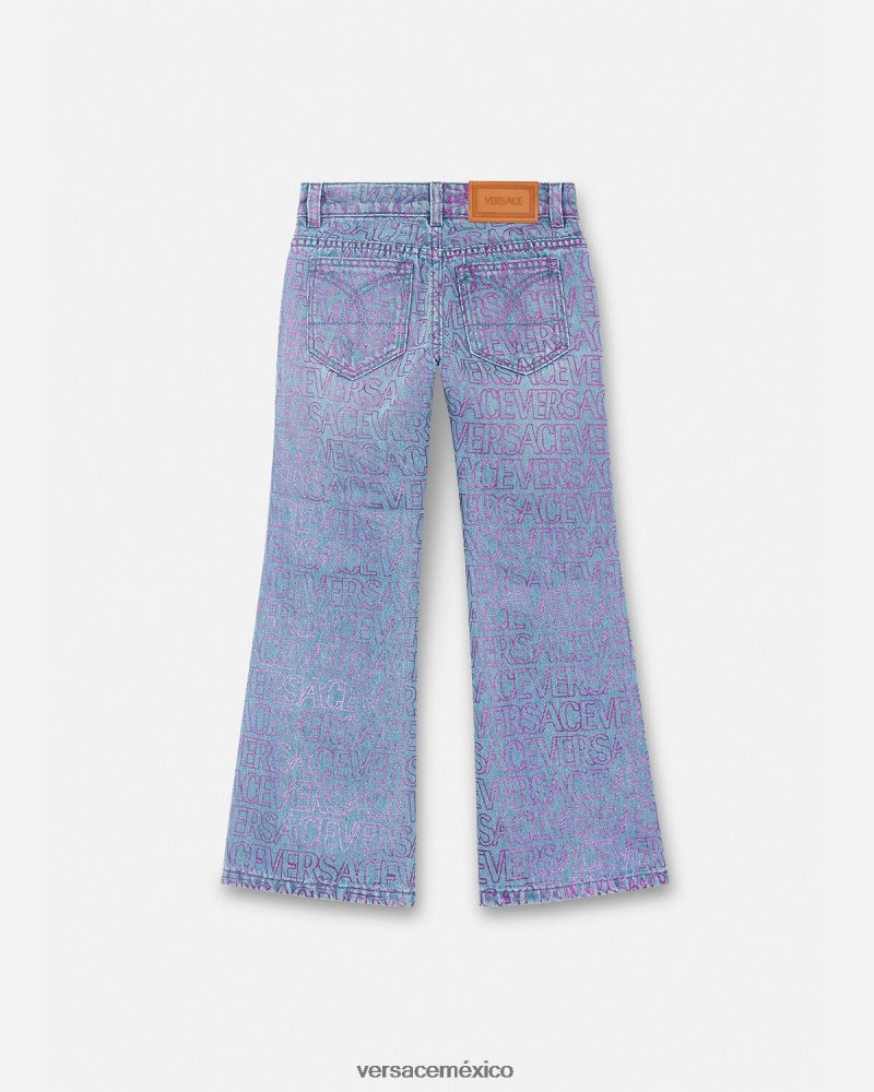 Versace vaqueros por toda la prenda imprimir ropa niños 84626J1979