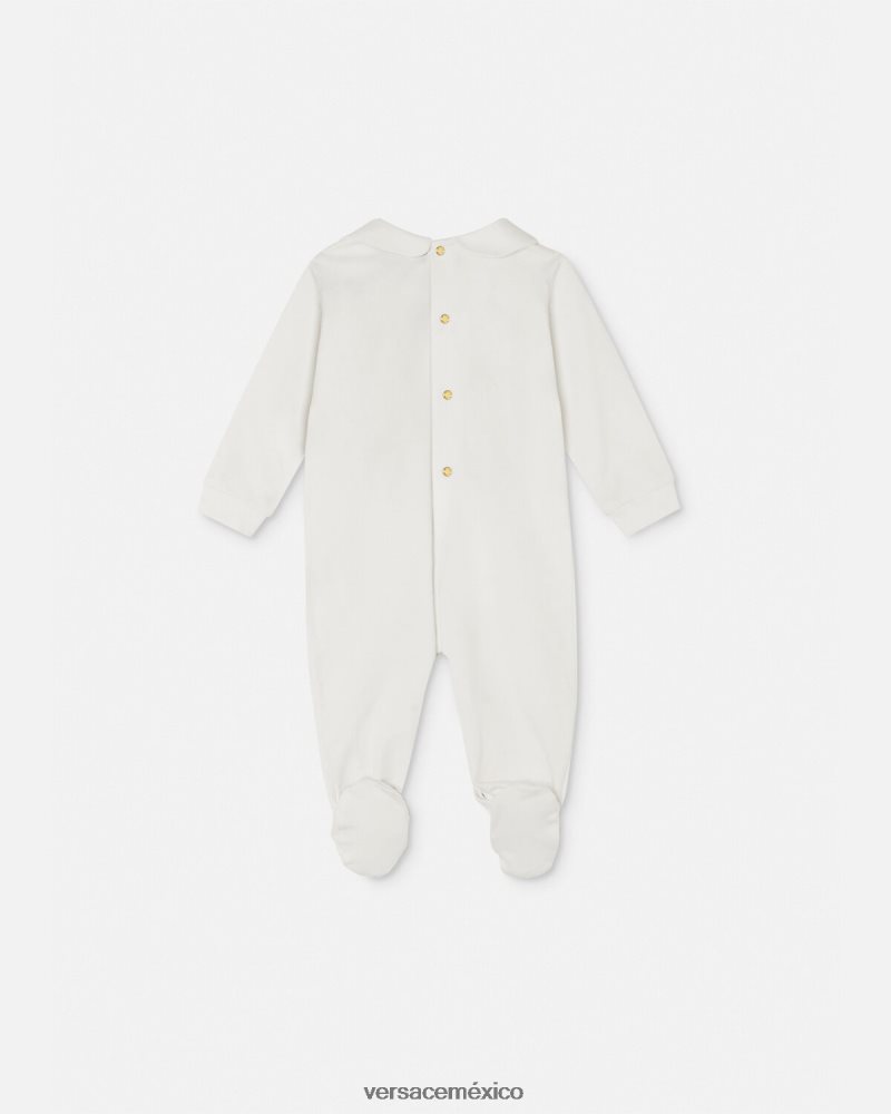 Versace pelele de medusa para bebé Oro blanco ropa niños 84626J1824
