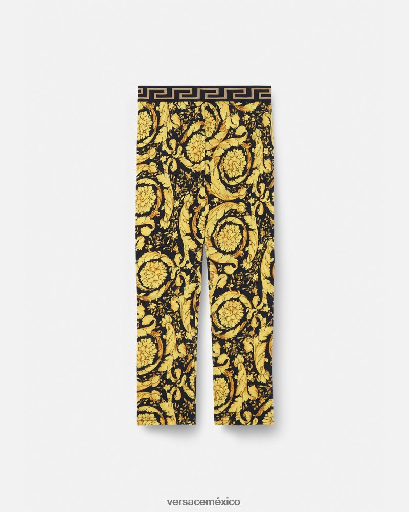 Versace leggings barrocos imprimir ropa niños 84626J1960