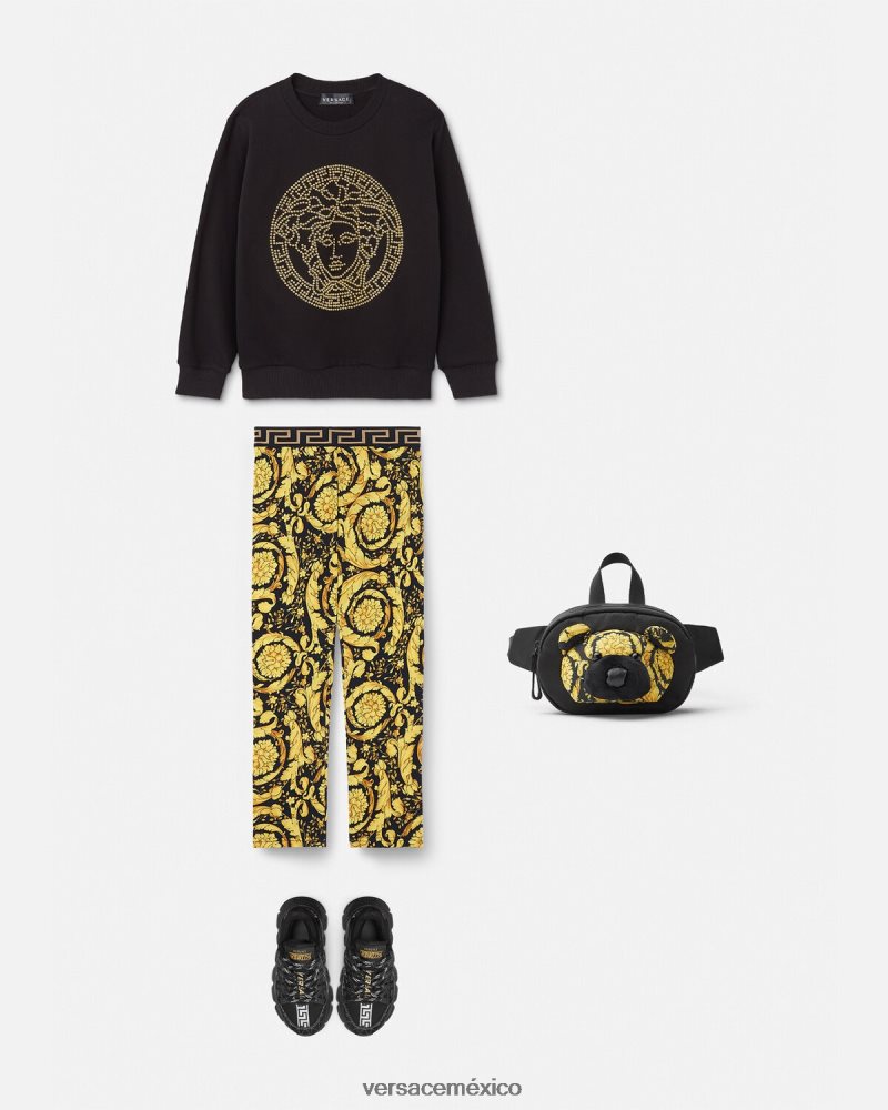 Versace leggings barrocos imprimir ropa niños 84626J1960