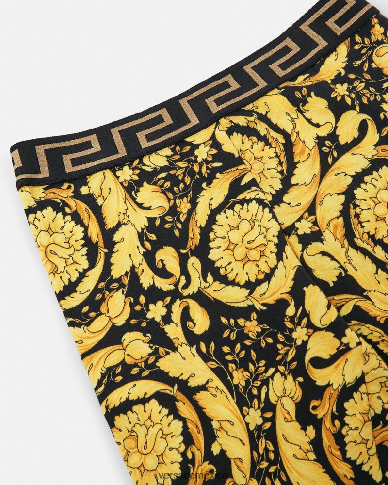 Versace leggings barrocos imprimir ropa niños 84626J1960