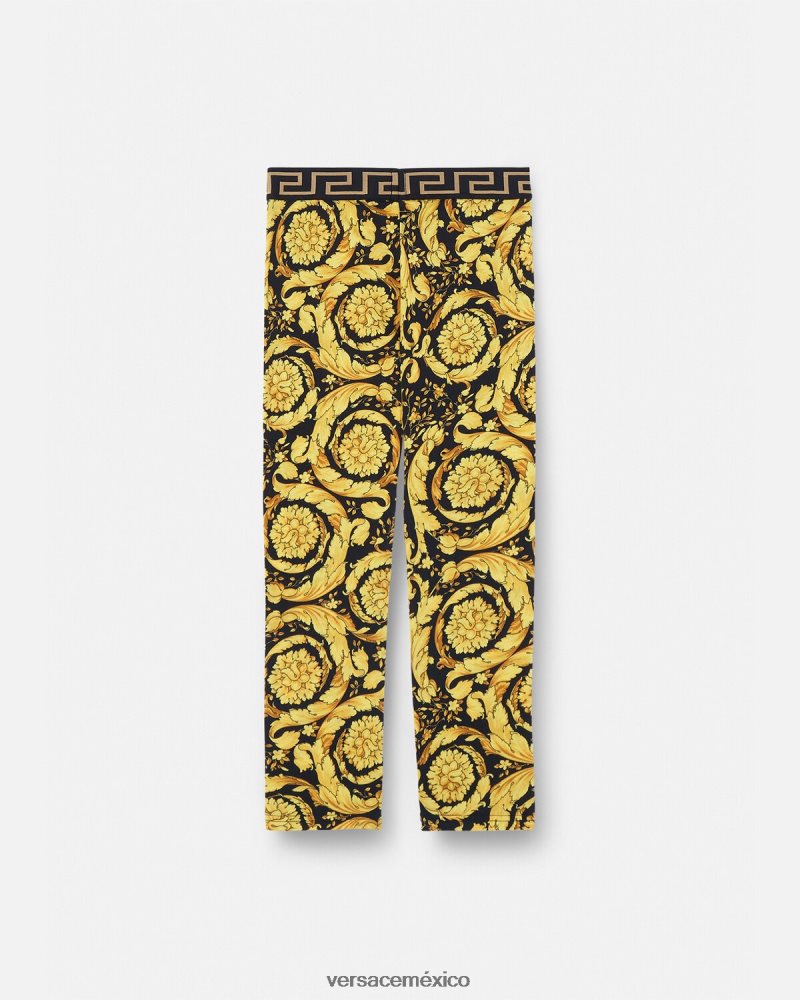 Versace leggings barrocos imprimir ropa niños 84626J1960