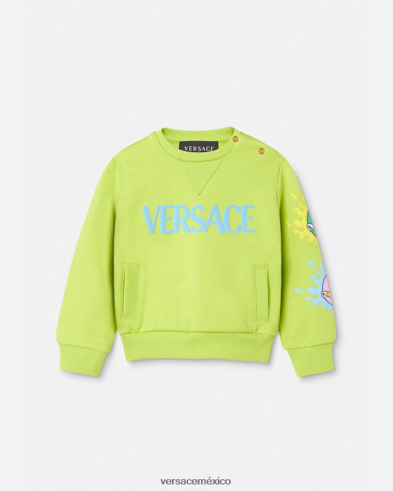 Versace sudadera medusa sunnies bebe cal ropa niños 84626J1929