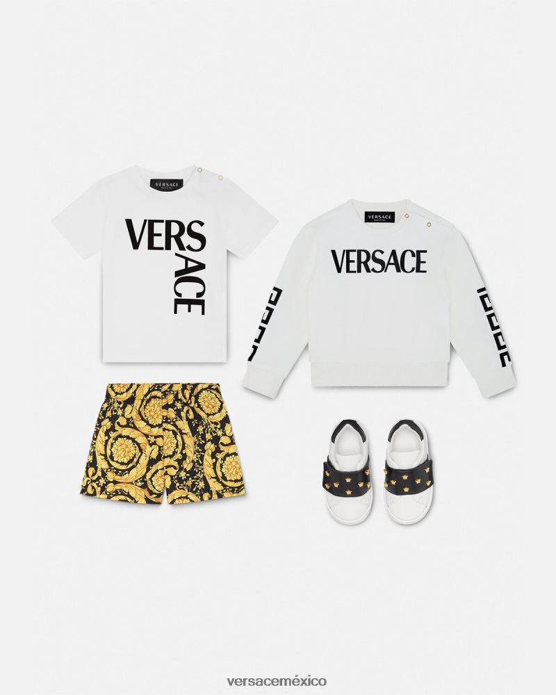 Versace shorts de baño para bebé barroco imprimir ropa niños 84626J1885
