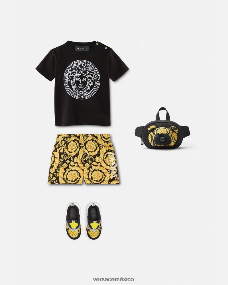 Versace shorts de baño para bebé barroco imprimir ropa niños 84626J1886