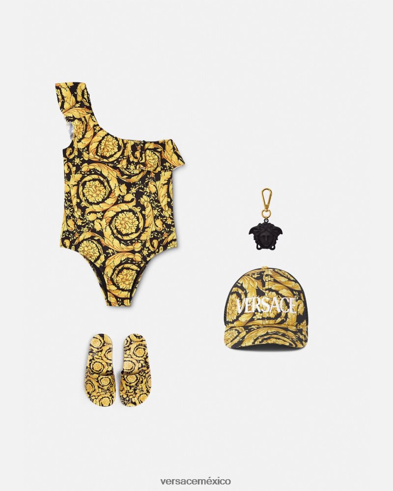 Versace traje de baño de una pieza barroco imprimir ropa niños 84626J1959