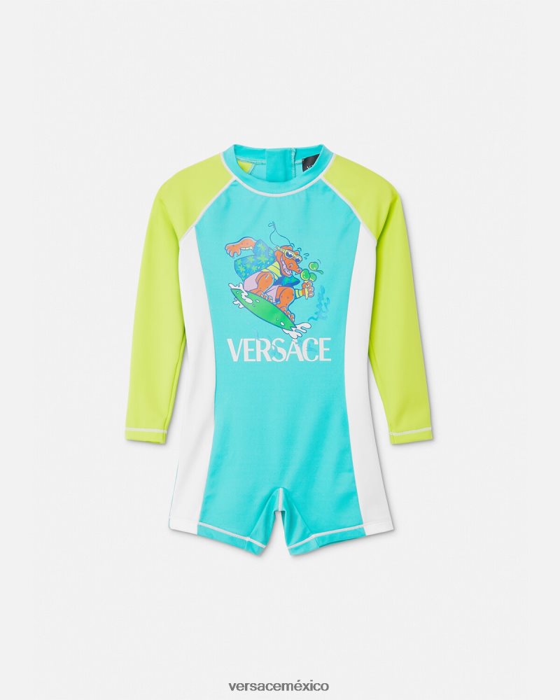 Versace traje de neopreno para bebé con protección solar multicolor ropa niños 84626J1926