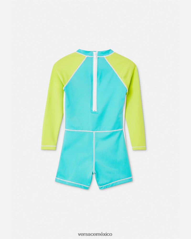 Versace traje de neopreno para bebé con protección solar multicolor ropa niños 84626J1926