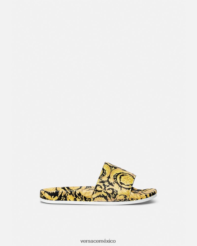 Versace diapositivas barroco imprimir zapato niños 84626J2035