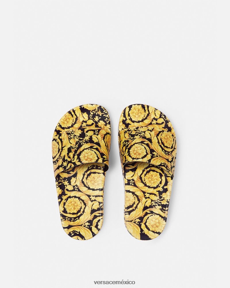 Versace diapositivas barroco imprimir zapato niños 84626J2035