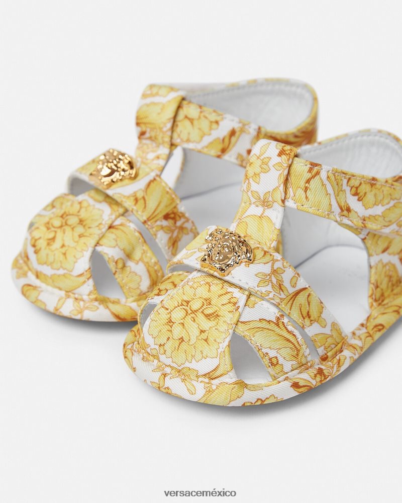 Versace sandalias bebe barroco imprimir zapato niños 84626J1841
