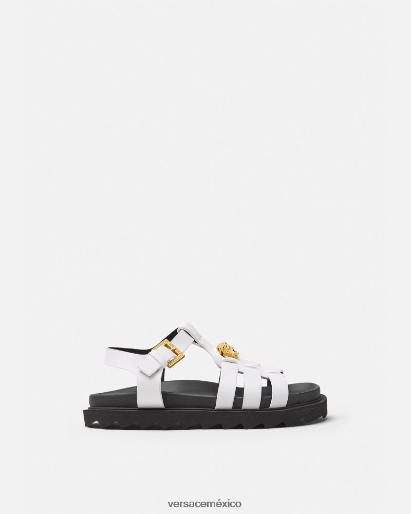 Versace sandalias medusa blanco zapato niños 84626J2042