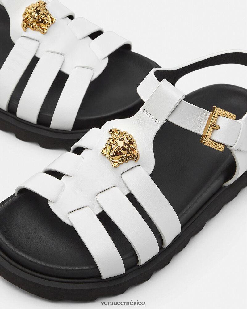 Versace sandalias medusa blanco zapato niños 84626J2042
