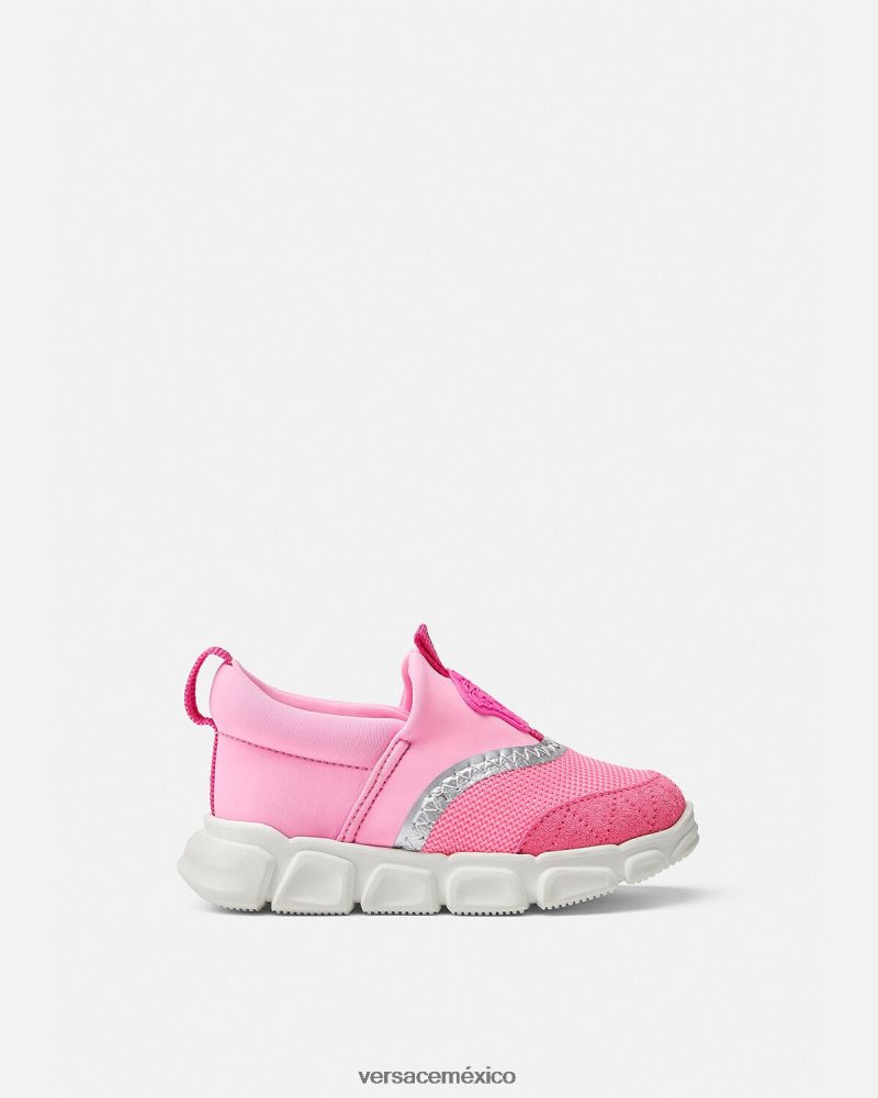 Versace zapatillas con medusa para bebé rosa zapato niños 84626J1878
