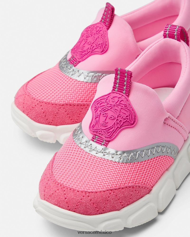 Versace zapatillas con medusa para bebé rosa zapato niños 84626J1878