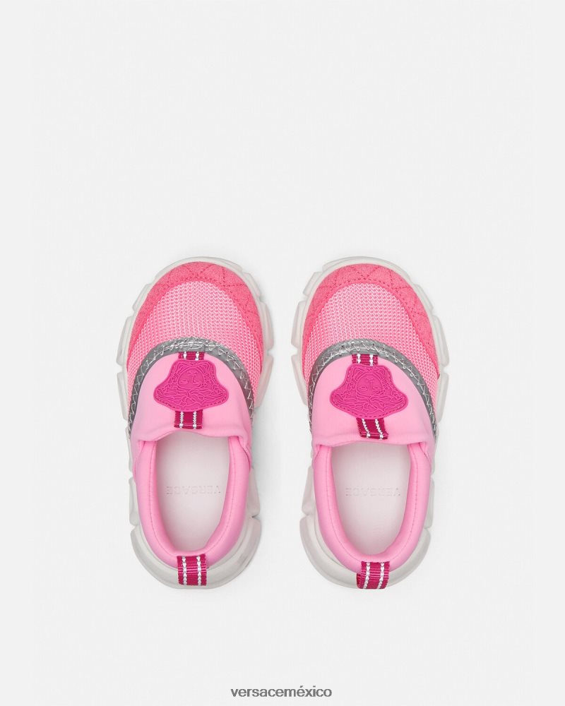Versace zapatillas con medusa para bebé rosa zapato niños 84626J1878
