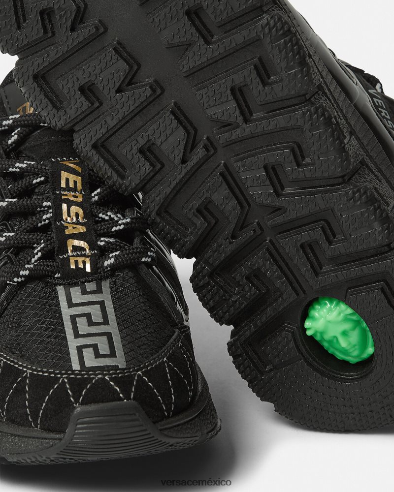 Versace zapatillas trigrecas negro zapato niños 84626J2033