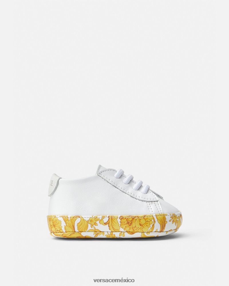 Versace zapatos de bebé barroco imprimir zapato niños 84626J1837